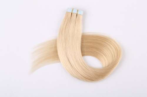 Tape-on hair extensions 14-26 inches mid color