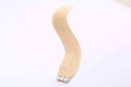 Tape-on hair extensions 14-26 inches mid color