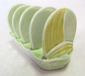 Melba Ware art deco-style ceramic toast rack