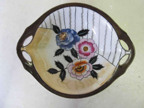 Hand-painted Noritake bowl, made in Japan