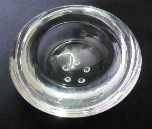 Clear `Ballo` candle holder by Iittala, Finland