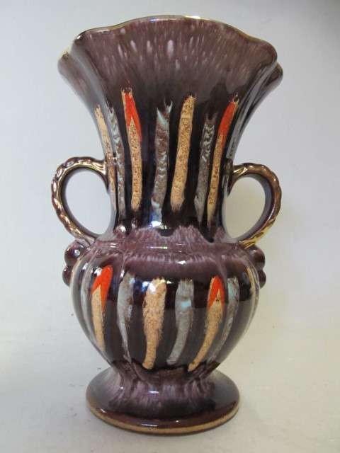 West German retro vase (537/22) by Jasba Keramik