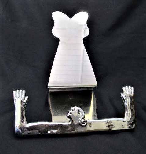 Recipe book stand by famous designer Carrol Boyes