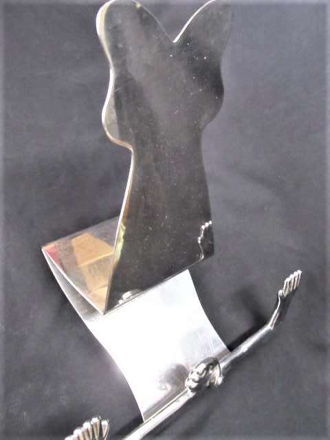 Recipe book stand by famous designer Carrol Boyes