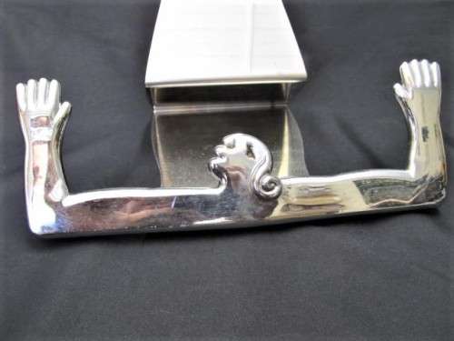 Recipe book stand by famous designer Carrol Boyes