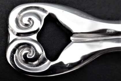 Carrol Boyes 'Hanging Wave' sauce spoon