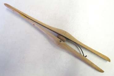 Large vintage wooden glove stretcher