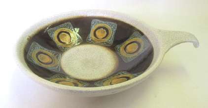 Retro German bowl with handle