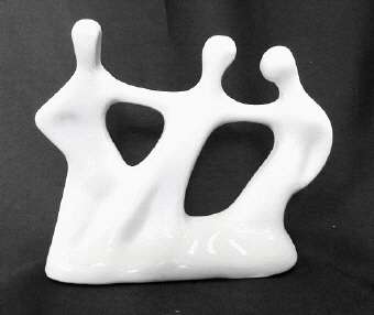 Naaman porcelain figure group