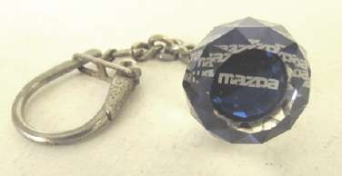 Crystal Mazda key ring