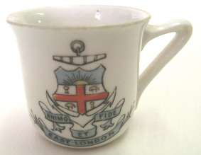 Heraldic ware / crested china: East London