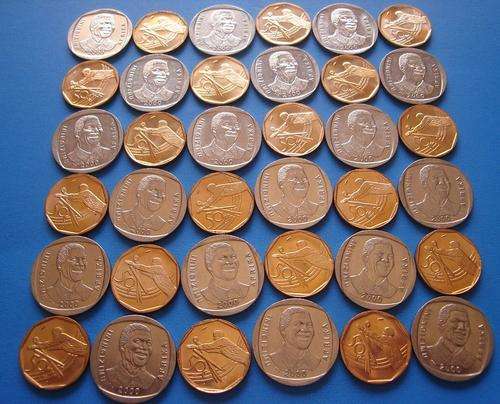 Grade and make money- Year 2000 Smiley Mandela and the famous Jonty Rhodes runout Coin.