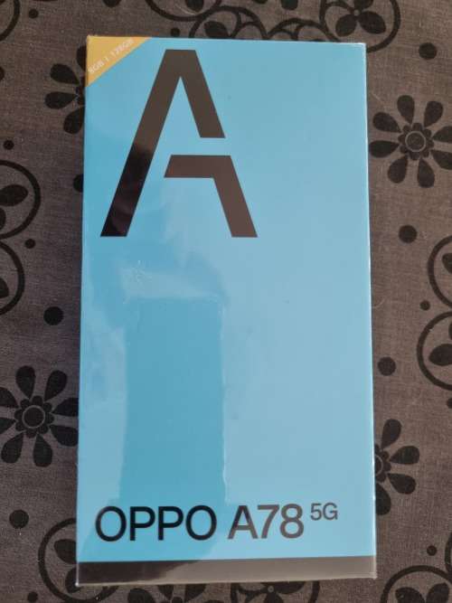 OPP0 A78 5G 128gb 8gb Dual sim Glowing black new sealed box
