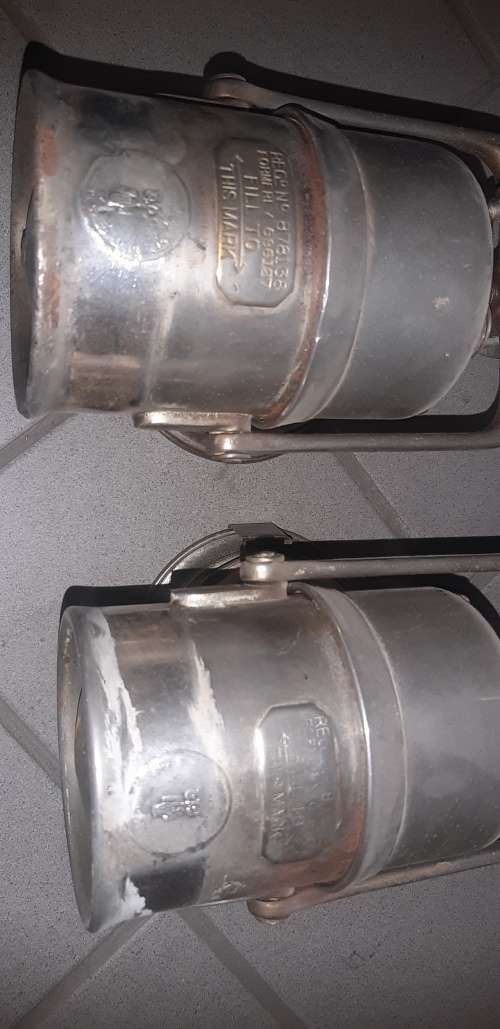 Vintage Carbide Lamps x2