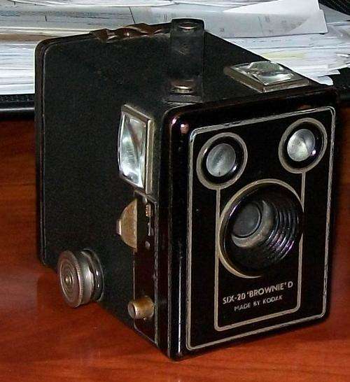 Old Kodak Brownie six-20 D Camera