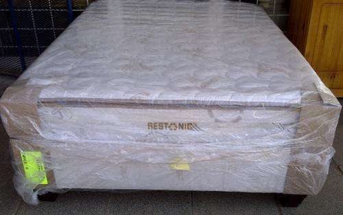 New Restonic Never Turn Pillowtop Queen Bed