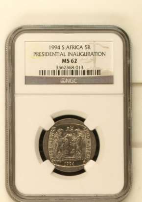 1994 INAUGURATION R5 NGC MS62 AT R1 START!!!!!