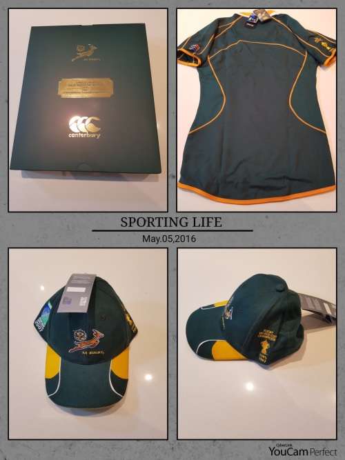 Springbok Limited Edition RWC 2007 Winners Jersey No.690/5000 + FREE Cap + FREE Shipping