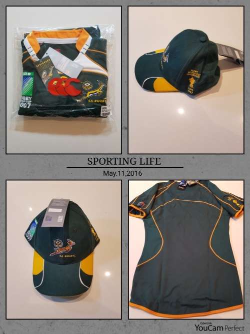 Springbok Limited Edition RWC 2007 Winners Jersey No.847/5000 + FREE Cap + FREE Shipping