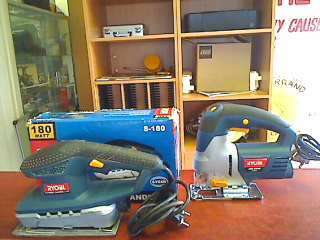 Ryobi Orbital Sander + Ryobi Jigsaw