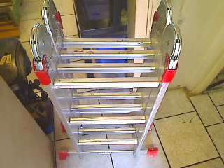 Builders Pride Aluminium  4m Fold Up Ladder (130KG) (Collection Only !!!!)