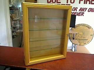 Wood and Glass Cabinet for Model Cars etc 360mm x 450mm x 100mm (Collection Only!!!!)