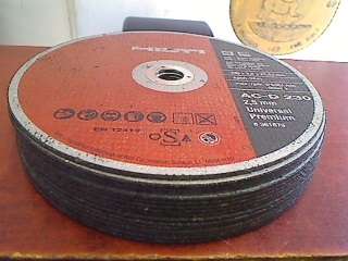 Hilti 230mm Steel/Stainles Steel Cutting Discs x 17