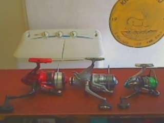 Reels x 3 (1 x Okuma Topaz Pro 1 x Run Buster Bait Runner + 1 x Fire FR 3000