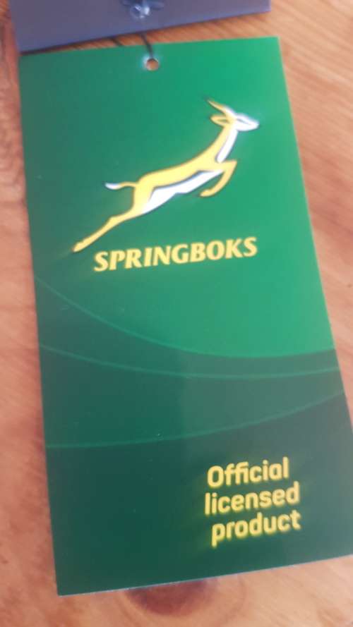 Kids Asics Green & Gold Springbok shirt (Official Licensed product)