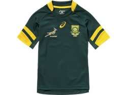 Kids Asics Green & Gold Springbok shirt (Official Licensed product)