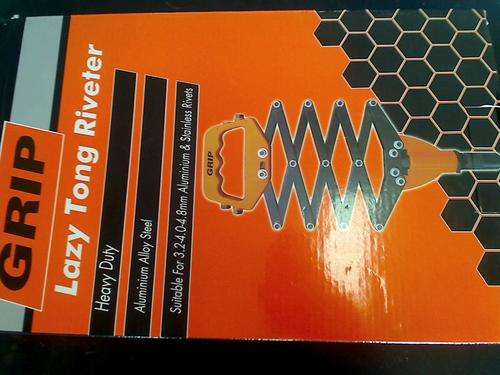 Grip Heavy Duty Lazy Tong Riveter (Aluminium Alloy Steel) (Shipping R70)