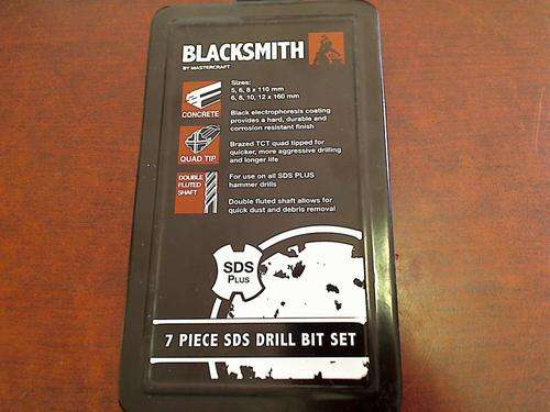 Blacksmith 7 Piece SDS Drill Bit Set