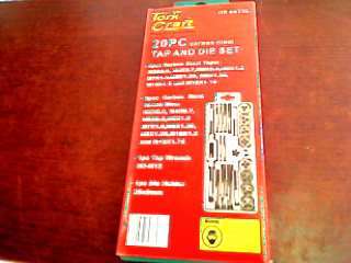 Torkcraft 20 Piece Carbon Steel Tap and Die Set