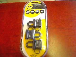 Yale 35mm Laminated Steel Padlocks (Keyed Alike) ( Packs of 3)