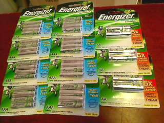 Energizer Rechargeable Batteries 32 x AAA (700mAh) + 6 x AA (2300 mAh)