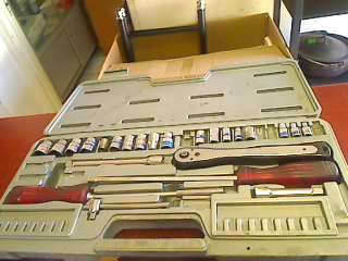 King Tony half complete socket set. (See Photos)