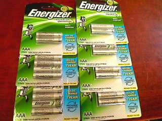Energizer AAA Rechargeable Batteries x 18