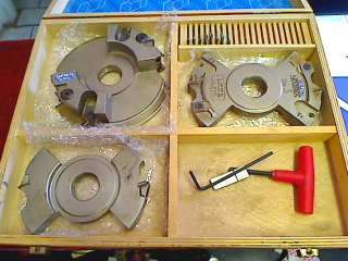 Garniga High Precision Tooling Spindle Blades + Manual in Wooden Box