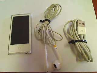Apple I Pod Nano 7 Touch 16GB + Charger + Earphones (Bluetooth)