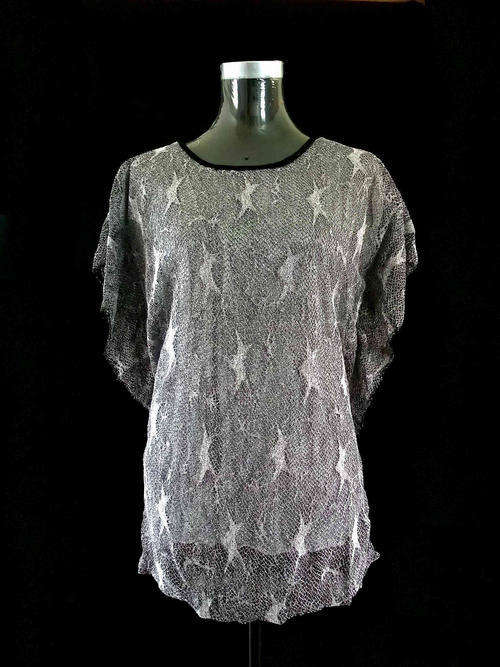 STUNNING LINED NET TOP (SIZE 36/38)