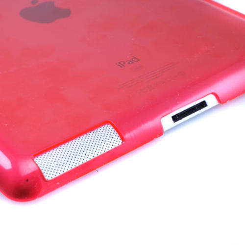 SNAP ON HARD PLASTIC BACK COVER FOR IPAD 2 & 3 - TRANSPARENT
