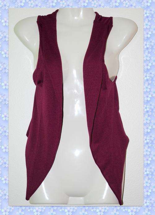 FUNKY MID PURPLE WAISTCOAT - SIZE 8