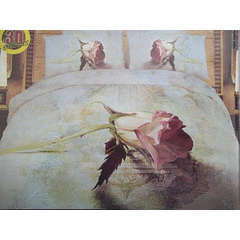 "NEW ARRIVALS" STUNNING 3D EFFECT QUEEN DUVET COVER SET - 6 PIECE