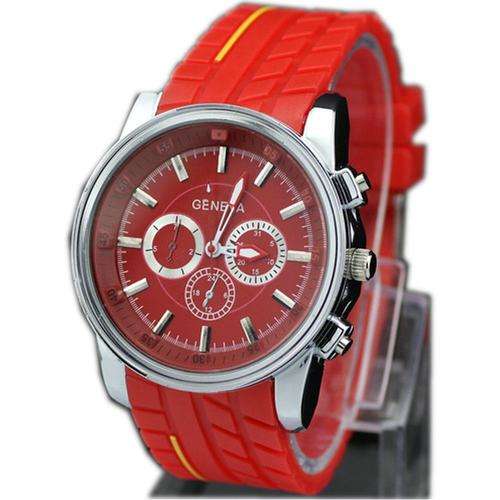 Geneva Men's Sport Watch in Red