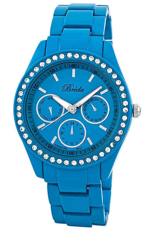 - BREDA American Timepieces - Lexington Blue Ladies Watch BRAND NEW, BOXED, HOT!!