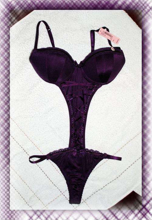 ULTRA SEXY PURPLE TEMPTATIONS TEDDY