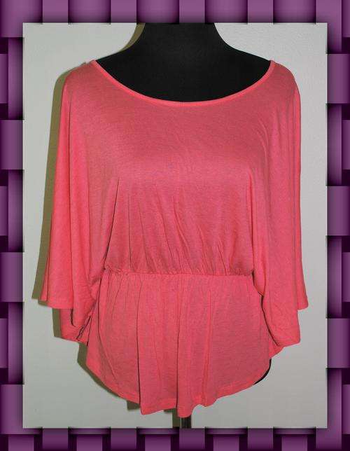 STUNNING CORAL KELSO BLOUSE - SIZE 10