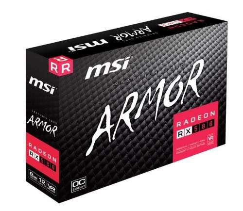 MSI RX580 8GB Armor OC Graphics Card