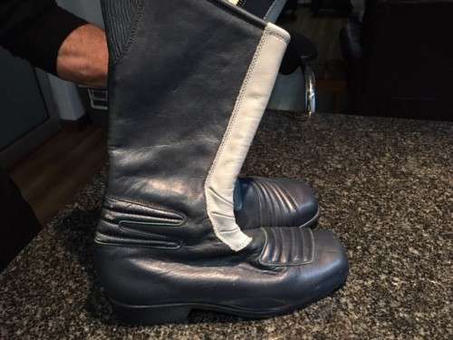 **GENUINE BMW LEATHER LADIES BIKING BOOTS** SIZE 6