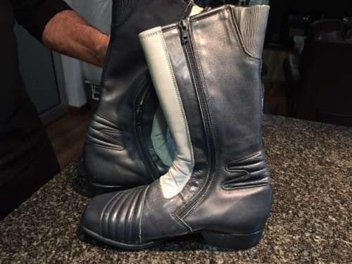 **GENUINE BMW LEATHER LADIES BIKING BOOTS** SIZE 6